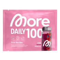 Produktbild von More Nutrition DAILY100 Smoothie-Drink mit Vitaminen und Mineralstoffen vegan und zuckerfrei in Sticks