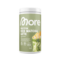 Produktbild von More Nutrition Iced Matcha Latte Mango Dream Protein Pulver zuckerfrei