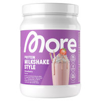 Produktbild von More Nutrition Milkshake Style zuckerfrei Erdbeere Pulver 360g