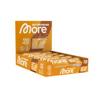 Produktbild von More Nutrition More Protein Bar Banana Peanut Caramel Proteinriegel ohne Zuckerzusatz