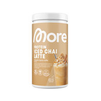 Produktbild von More Nutrition More Protein Iced Chai Latte Proteinpulver zuckerfrei 500 g