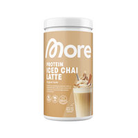 Produktbild von More Nutrition More Protein Iced Chai Latte Proteinpulver zuckerfrei 500 g