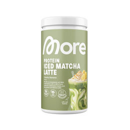 More Nutrition More Protein Iced Matcha Latte Creamy Banana Pulver zuckerfrei – Bild 1 von 1