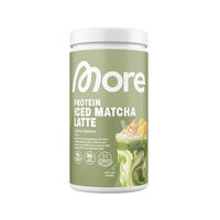 Produktbild von More Nutrition More Protein Iced Matcha Latte Creamy Banana Pulver zuckerfrei