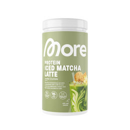 More Nutrition More Protein Iced Matcha Latte Vanilla Crumble zuckerfrei Pulver – Bild 1 von 1