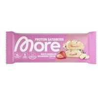 Produktbild von More Nutrition More Satisbite Bar Proteinriegel White Strawberry Cream 50 g