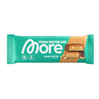 Produktbild von More Nutrition More Vegan Protein Bar Peanut Butter Proteinriegel vegan ohne Zuckerzusatz