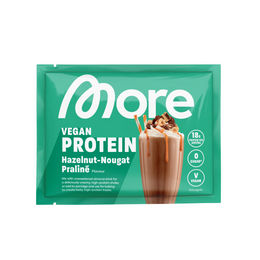 More Nutrition More Vegan Protein Hazelnut Nougat Praliné Veganes Proteinpulver – Bild 1 von 1