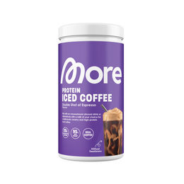 More Nutrition Protein Iced Coffee Double Shot Espresso zuckerarm Pulver – Bild 1 von 1