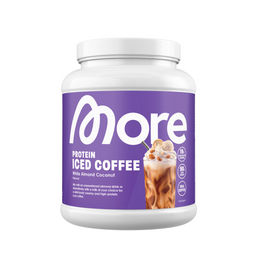 More Nutrition Protein Iced Coffee White Almond Coconut zuckerarm Pulver – Bild 1 von 1