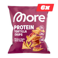 Produktbild von More Nutrition Protein Tortilla Chips Western Style mit 30% Eiweiß und Ballaststoffen