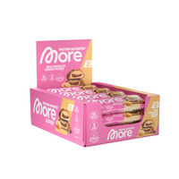 Produktbild von More Nutrition Satisbites Proteinriegel Milk Chocolate Banana Walnut ohne Zuckerzusatz
