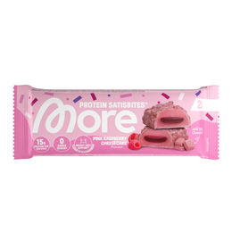 More Nutrition Satisbites Proteinriegel Pink Raspberry Cheesecake zuckerfrei – Bild 1 von 1