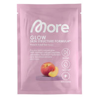 Produktbild von More Nutrition Skin Structure Formula Kollagen Pulver mit Hyaluron Peach Iced Tea