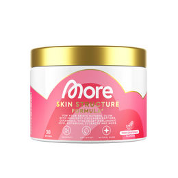 More Nutrition Skin Structure Formula Kollagen Pulver mit Hyaluron Pink Grapefruit 270 g – Bild 1 von 1