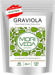 Moriveda Graviola Pulver 4:1 Fruchtpulverextrakt vegan und glutenfrei – Bild 1 von 2