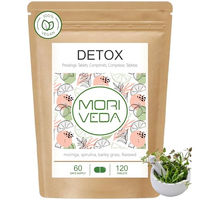 Produktbild von MoriVeda Moringa Detox Superfood-Mischung Tabletten vegan glutenfrei 120 Stück