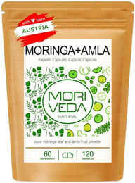 Moriveda Moringa Kräuter-Komplex Kapseln vegan glutenfrei laktosefrei 120 Stück – Bild 1 von 1