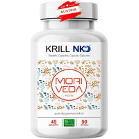 Produktbild von Moriveda NKO Krillöl Softgels mit Omega-3-6-9, EPA, DHA und Vitamin E, glutenfrei