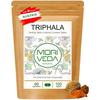 Produktbild von Moriveda Triphala Kräuter-Komplex Tabletten mit Amla, Bibhitaki und Haritaki 1000 mg 120 Stück