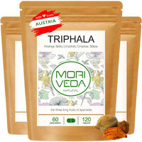 Produktbild von Moriveda Triphala Tabletten mit Amla, Hiritaki und Bibhitaki 1000 mg vegan 360 Stück