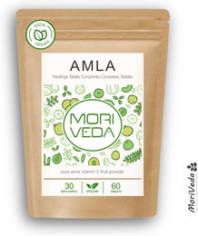 Moriveda Vitamin C Tabletten 1000 mg natürlich aus Acerola und Hagebutte vegan laktosefrei glutenfrei 60 Stück – Bild 1 von 1