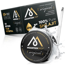 Mountaindrop Mumijo Shilajit Harz mit Huminsäure und Fulvinsäure aus dem Altai Gebirge 65g – Bild 1 von 1