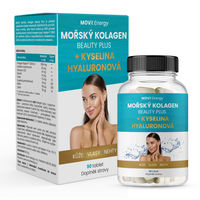 Produktbild von MOVit Energy Meereskollagen Beauty Plus mit Hyaluronsäure und Typ I Kollagen 90 Tabletten