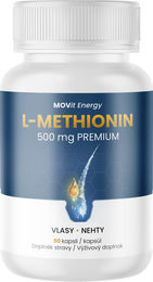 MOVit Energy Methionin Premium 500 mg vegane Kapseln 90 Stück – Bild 1 von 1