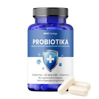 Produktbild von MOVit Energy Probiotika Komplex mit 6 Stämmen Laktobazillen und Bifidobakterien 20 Mrd. KBE vegetarische Kapseln 90 Stück