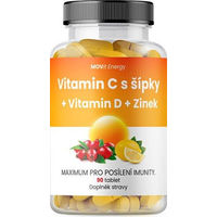 Produktbild von MOVit Energy Vitamin C 1200 mg mit Hagebutte, Vitamin D und Zink Tabletten, 90 Stück