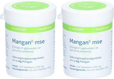 MSE Pharmazeutika Mangan II Tabletten glutenfrei ohne Zusatzstoffe 120 Stück – Bild 1 von 1