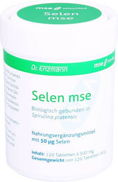 MSE Pharmazeutika Selenmethionin 50 µg Tabletten glutenfrei ohne Gelatine 120 Stück – Bild 1 von 1