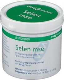 mse Pharmazeutika Selenmethionin 50 µg Tabletten glutenfrei ohne Gelatine 360 Stück – Bild 1 von 1