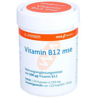 Produktbild von MSE Pharmazeutika Vitamin B12 Kapseln glutenfrei 120 Stück