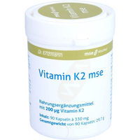 Produktbild von MSE Pharmazeutika Vitamin K2 MK-7 400 µg Kapseln 90 Stück glutenfrei laktosefrei ohne Gelatine