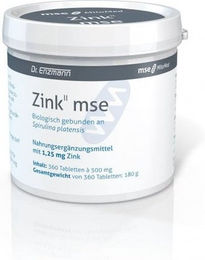 MSE Pharmazeutika Zink II MSE 1,25 mg Tabletten glutenfrei laktosefrei ohne Gelatine 360 Stück – Bild 1 von 1