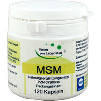 Produktbild von MSM+Biopep Vegi Kapseln mit Silizium/Kieselerde vegetarisch 120 Stück