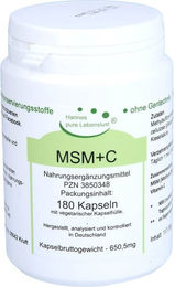 MSM + Biopep Vegi Kapseln vegetarisch 180 Stück von G & M Naturwaren Import – Bild 1 von 1