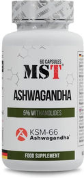 MST Ashwagandha KSM-66 Bio Vegan 60 Kapseln – Bild 1 von 2