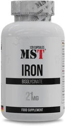 MST Iron Bisglycinat Kapseln mit 21 mg Eisen für Frauen und Sportler 120 Kapseln – Bild 1 von 2