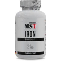 Produktbild von MST Iron Bisglycinat Kapseln mit 21 mg Eisen für Frauen und Sportler 120 Kapseln