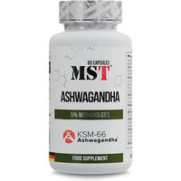 Produktbild von MST Nutrition Ashwagandha KSM-66 Bio Kapseln 60 Stück