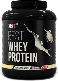 MST Nutrition Protein Best Whey + Enzyme Pulver Banane 900 g – Bild 1 von 3