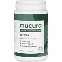 Produktbild von Mucura Flohsamenschalen Kapseln vegan 225 Stück