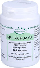 Muira Puama G & M Naturwaren Import 500 mg Vegetarische Kapseln 120 Stück – Bild 1 von 1