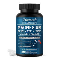 Produktbild von Mulittea Magnesium Zinc Vitamin D3 B6 Kapseln für Erwachsene 60 Stück