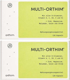 MULTI-ORTHIM Multivitamin-Kapseln vegan laktosefrei glutenfrei 120 Stück – Bild 1 von 1