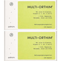 Produktbild von MULTI-ORTHIM Multivitamin-Kapseln vegan laktosefrei glutenfrei 120 Stück