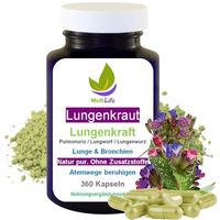Produktbild von MultiLife Lungenkraut Pulmonaria Kapseln ohne Zusatzstoffe 360 Stück